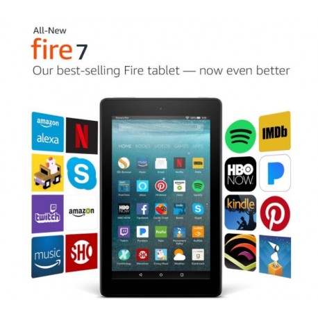 All-New Fire 7 Tablet with Alexa 7" Display 8 GB