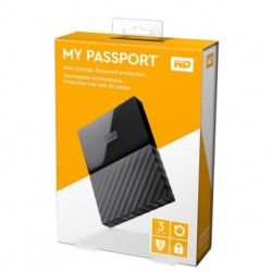 WD 3TB Black My Passport  Portable External Hard Drive USB 3.0