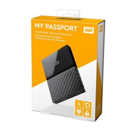WD 4TB My Passport Portable Hard Drive USB 3.0