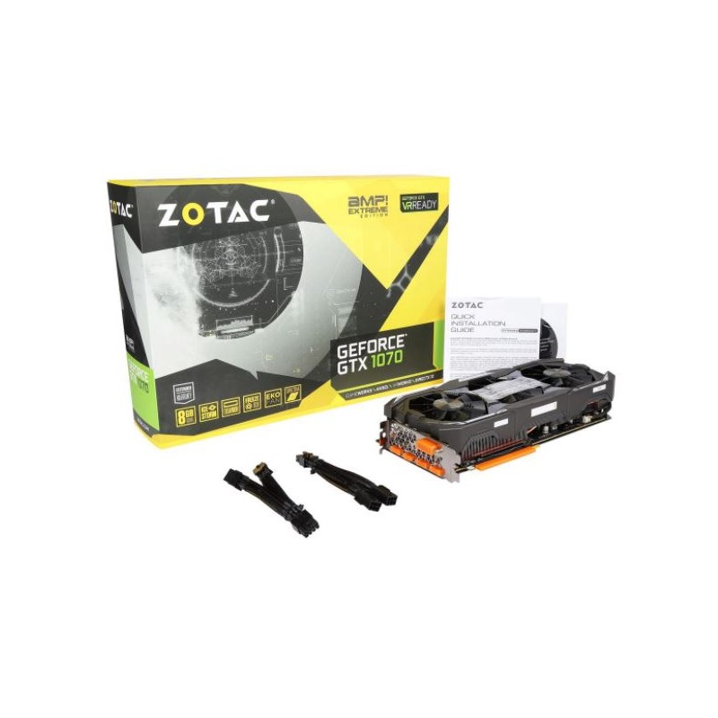 ZOTAC GeForce GTX 1070 AMP! Extreme 8GB GDDR5 IceStorm Cooling